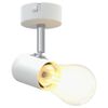 vidaXL Spot de plafond Blanc 6.5 x 6 x 11.5 cm Acier