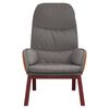vidaXL Chaise de relaxation Gris clair Tissu