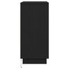 vidaXL Cabinet de chevet avec tiroir Ch&ecirc;ne noir 71 x 34,5 x 75 cm
