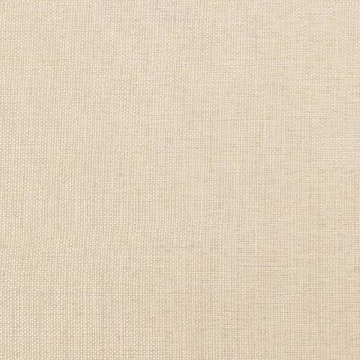 vidaXL Têtes de lit 4 pcs Crème 72x7x78/88 cm Tissu