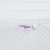 vidaXL Matelas Blanc 140 x 200 cm Tissu jacquard