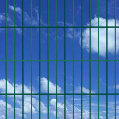 vidaXL Panneaux et poteaux de clôture 2D pour jardin 2008x1630 mm 18 m