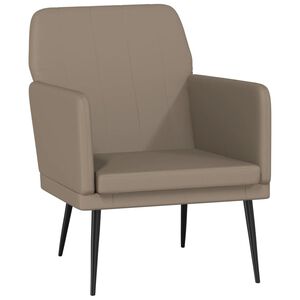 vidaXL Fauteuil Cappuccino 61x78x80 cm Similicuir