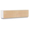 vidaXL Meuble TV Blanc 156x37x45 cm Bois de pin massif