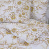 vidaXL Ensemble de housse de couette blanc et marron 260x240 cm Coton