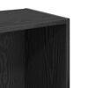 vidaXL &Eacute;tag&egrave;re Ch&ecirc;ne noir 40 x 30 x 77 cm Bois d'ing&eacute;nierie