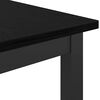 vidaXL table Ch&ecirc;ne noir 100 x 40 x 100,5 cm Bois d'ing&eacute;nierie et acier