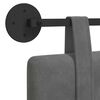 vidaXL T&ecirc;te de lit suspendue Gris fonc&eacute; 90 x 55 x 5 cm Velours