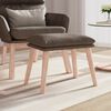 vidaXL Repose-pied Taupe 45x29,5x35 cm Tissu