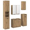vidaXL Ensemble de mobilier de salle de bain 5 pc Ch&ecirc;ne artisanal