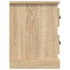 vidaXL Meuble TV ch&ecirc;ne sonoma 102x35,5x47,5 cm bois d'ing&eacute;nierie
