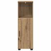 vidaXL Cabinet de salle de bain Ch&ecirc;ne artisanal 30 x 35 x 95 cm