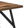 vidaXL Ensemble de tables d'appoint 2 pcs Ch&ecirc;ne fum&eacute; et noir