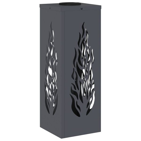 vidaXL Lumi&egrave;re de chemin LED solaire 2 pcs Anthracite
