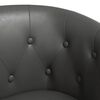 vidaXL Chaise cabriolet gris similicuir