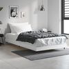 vidaXL Cadre de lit sans matelas blanc 90x200 cm bois d'ing&eacute;nierie