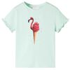 T-shirt pour enfants menthe claire 116