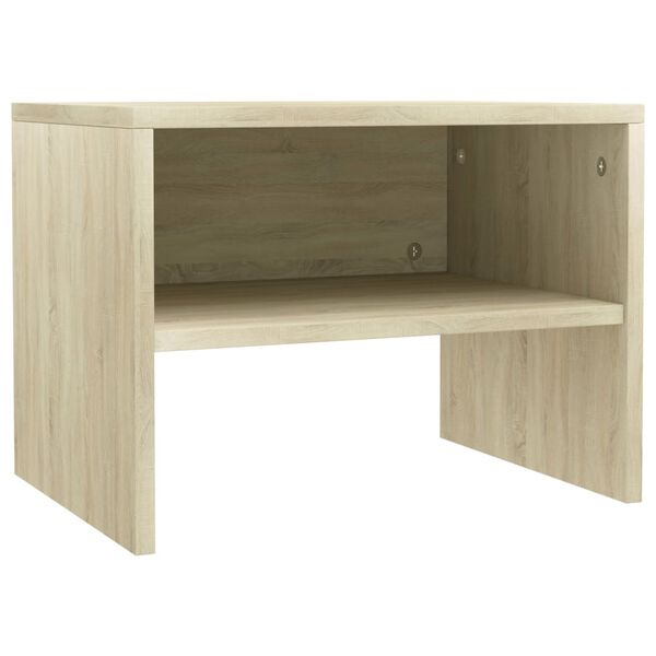 vidaXL Table de chevet ch&ecirc;ne sonoma 40x30x30 cm Bois d'ing&eacute;nierie