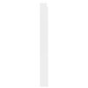vidaXL Armoire chaussures miroir 5niveaux blanc brillant 63x17x169,5cm