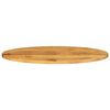 vidaXL Dessus de table 140x50x3,8 cm ovale bois massif de manguier