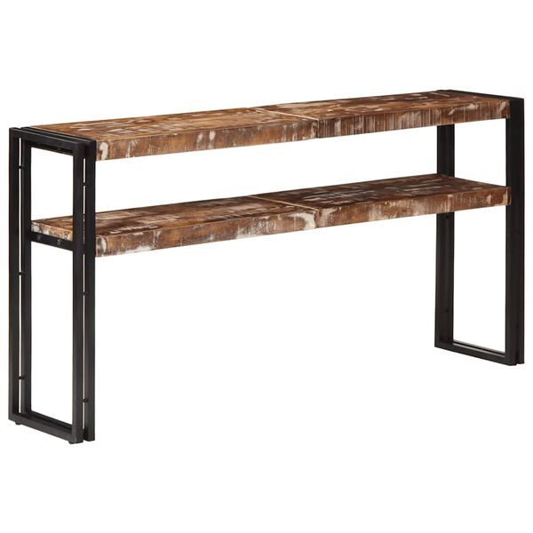 vidaXL Table console 150x30x75 cm Bois de r&eacute;cup&eacute;ration solide