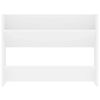 vidaXL Armoire &agrave; chaussures murale Blanc 80x18x60 cm Agglom&eacute;r&eacute;