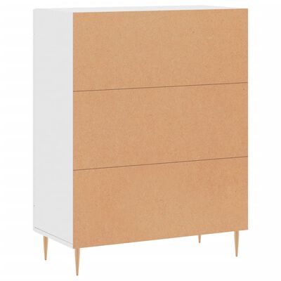 vidaXL Buffet blanc 69,5x34x90 cm bois d'ingénierie