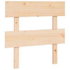 vidaXL T&ecirc;te de lit 93,5x3x81 cm Bois massif de pin