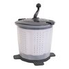 Bo-Camp Machine &agrave; laver avec centrifugeuse 33x33x46 cm Gris fonc&eacute;