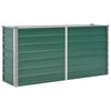 vidaXL Lit sur&eacute;lev&eacute; de jardin Acier galvanis&eacute; 160x40x77 cm Vert