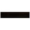 vidaXL Marches d'escalier 2 pcs marron fonc&eacute; 120x30x2 cm ch&ecirc;ne massif
