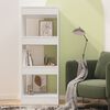 vidaXL Biblioth&egrave;que/s&eacute;parateur de pi&egrave;ce blanc bois d'ing&eacute;nierie