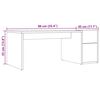 vidaXL Table basse vieux bois 90x45x35 cm bois d'ing&eacute;nierie