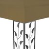 vidaXL Chapiteau 6x3 m Taupe 180 g/m²