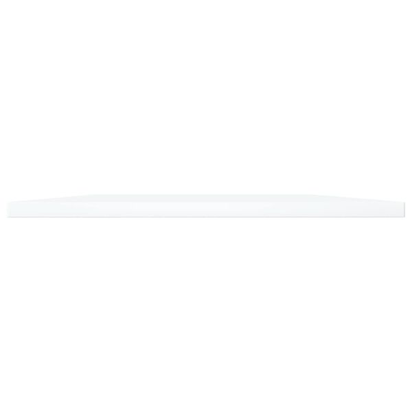 vidaXL Panneaux de biblioth&egrave;que 8 pcs Blanc 80x40x1,5 cm Agglom&eacute;r&eacute;