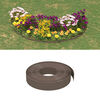 vidaXL Bordure de jardin marron 10 m 10 cm poly&eacute;thyl&egrave;ne