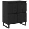 vidaXL Buffet 2 pcs Ch&ecirc;ne noir 60 x 35 x 70 cm