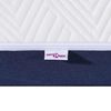 vidaXL Matelas Blanc et Bleu 180 x 200 cm Tissu jacquard