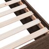 vidaXL Cadre de lit sans matelas ch&ecirc;ne marron 75x190 cm