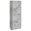 vidaXL Ensemble de Meubles 2 pcs Gris b&eacute;ton 66 x 34,5 x 90 cm