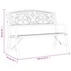 vidaXL Banc de jardin 120 cm bois