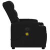 vidaXL Fauteuil de massage inclinable électrique Noir Tissu