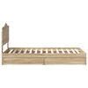 vidaXL Lit de Rangement Ch&ecirc;ne Sonoma 90 x 200 cm Bois d'ing&eacute;nierie