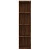 vidaXL Biblioth&egrave;que/Meuble TV Ch&ecirc;ne marron 36x30x143 cm