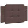 vidaXL Cadre de lit sans matelas Zadar marron 90x190 cm similicuir