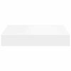 vidaXL &Eacute;tag&egrave;res murales flottantes 2 pcs blanc 23x23,5x3,8 cm MDF