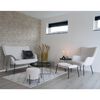 House Nordic Table basse Scarlett 70x40 cm Rond Noir