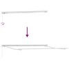 vidaXL Auvent Blanc 4,5 × 3 m Polyester et métal