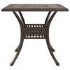 vidaXL Ensemble de tables de jardin 5 pcs Bronze Aluminium coul&eacute;