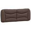vidaXL Cadre de lit sans matelas Hvar marron 140x190 cm similicuir